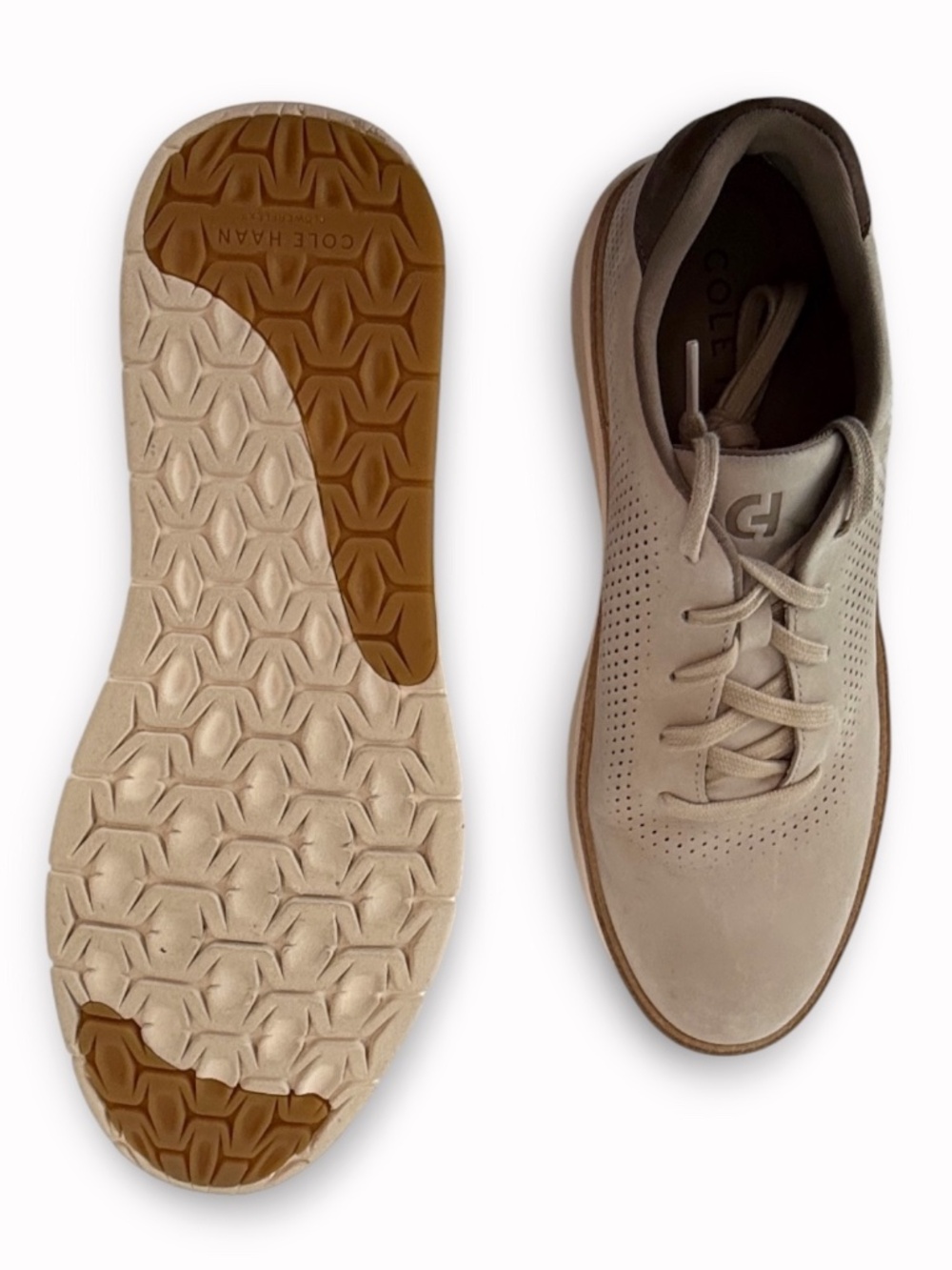 Cole Haan Shoes - Grandpro Featherarc Laser Perforated mens Sneaker SZ 10 MED ME - Picture 3 of 5